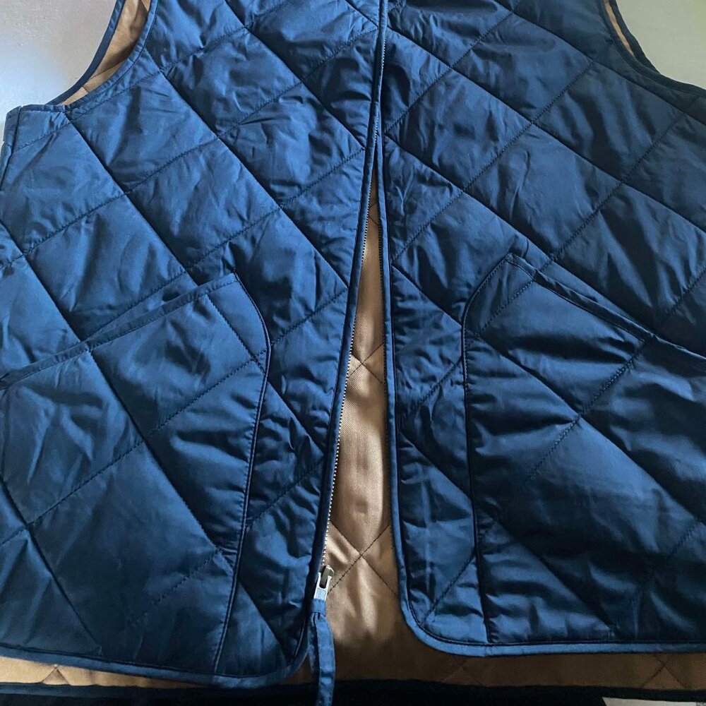 JCrew Factory Men's Vest - Size L, Navy - Picture 5 of 5